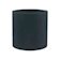 Maceta de Resina Fang Antracita Cilindro - Vondom 40x40 cm