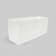 Maceta Framusa de gres Vendome blanca (Jardinera) 90x38x48 cm