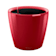 Maceta Autorriego Lechuza Clásico Premium rojo brillo 43 cm