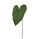 Hoja de cala verde artificial 76 cm