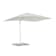 Sombrilla para jardín excéntrica Bizzotto EDEN blanco 2x3 m
