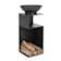 Brasero Efesto Bizzotto con soporte para leña 38x38x78 cm