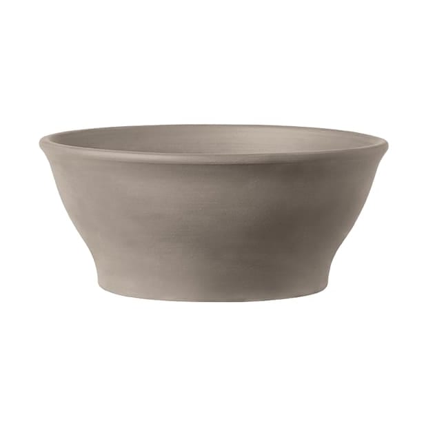 Maceta de Barro Bowl Liscia Chocolate