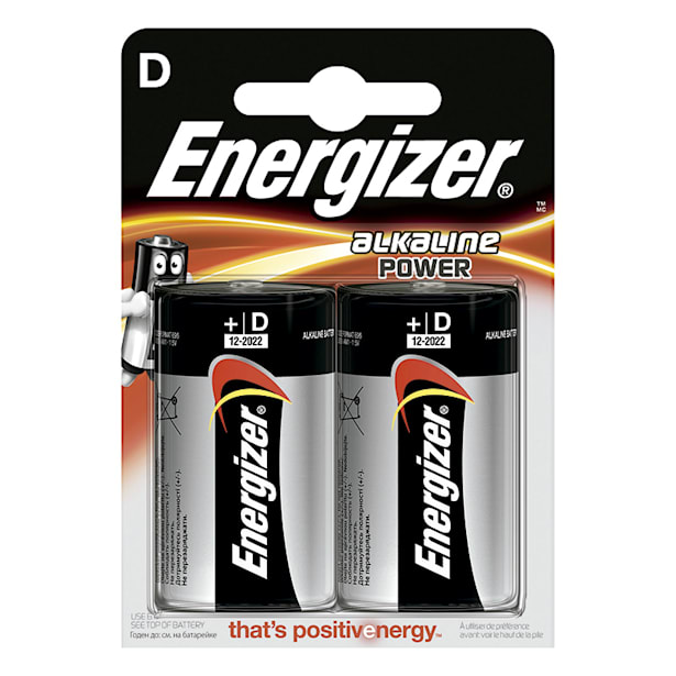 Pila lr20 alcalina energizer 2uds