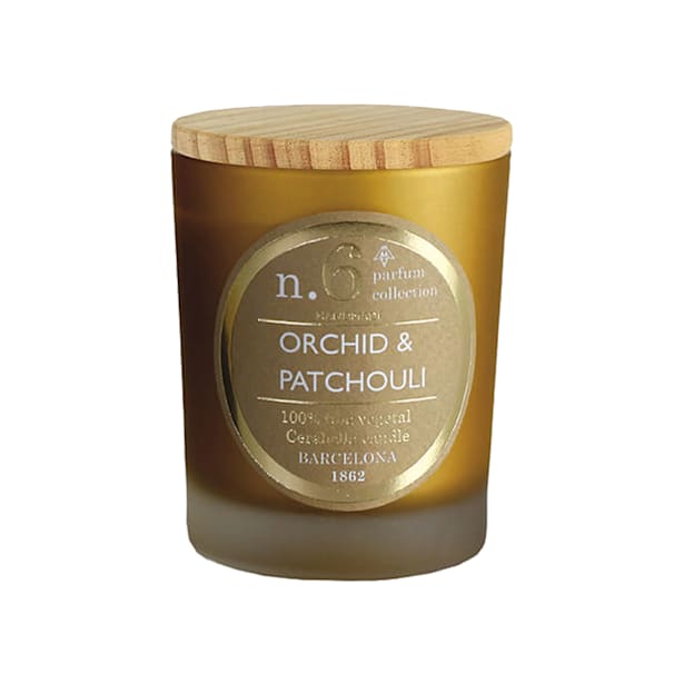 Vela perfumada en vaso n.6 orchid & patchouli