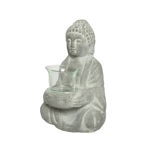 Buda piedra t-light gris