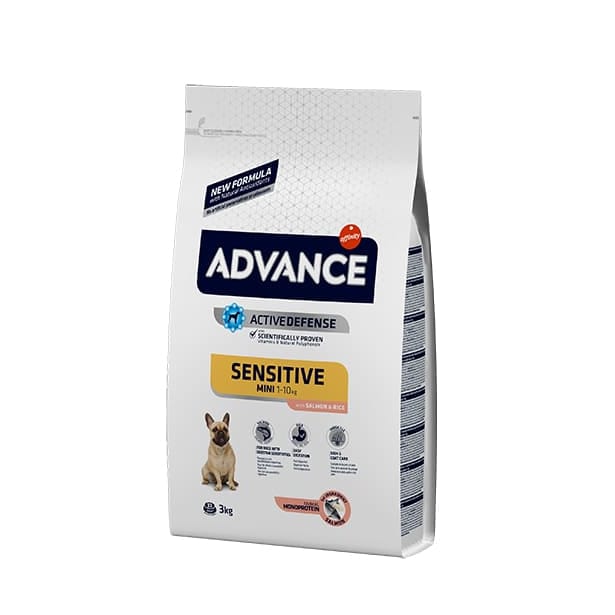 Advance mini sensitive de salmón y arroz