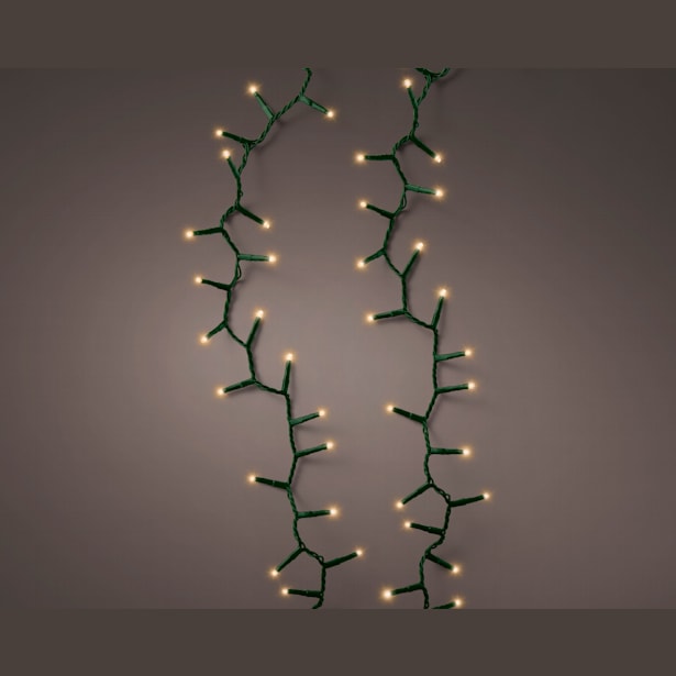 Luces de Navidad Compact twinkle Amarillo 1000 Leds (cable verde de 22,5m)