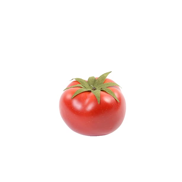 Tomate rojo decorativo artificial