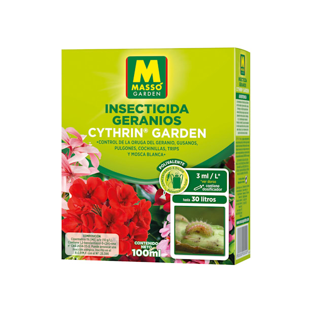 Insecticida geranios masso