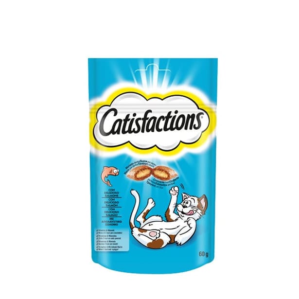 Catisfactions snacks de salmón