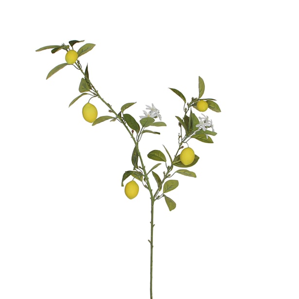 Rama limonero artificial amarillo - 110cm