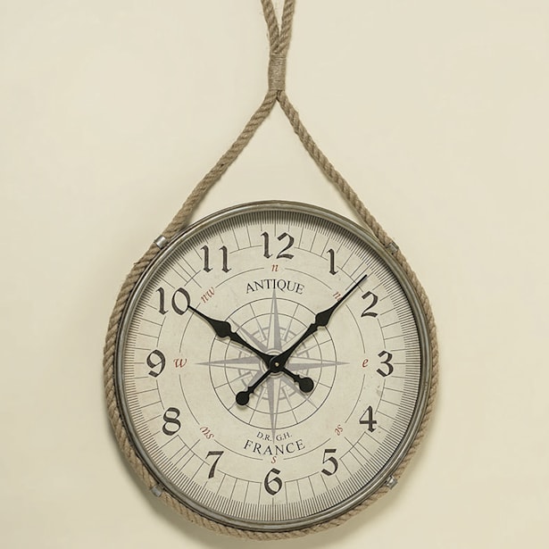 Reloj trulli metal beige - 72cm