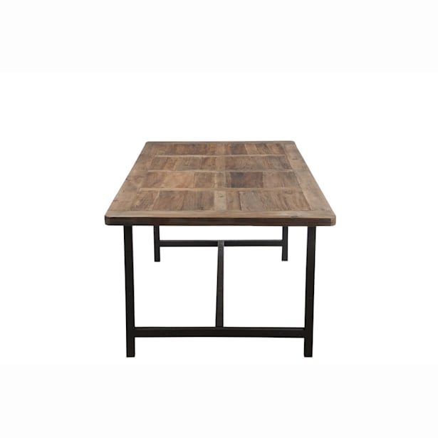 Mesa de comedor madera/metal 200x100x78cm