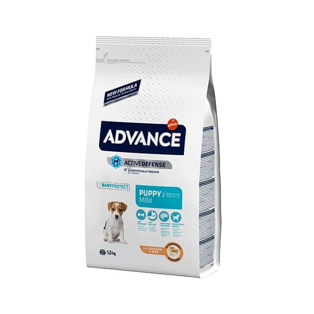 Advance puppy mini de pollo y arroz