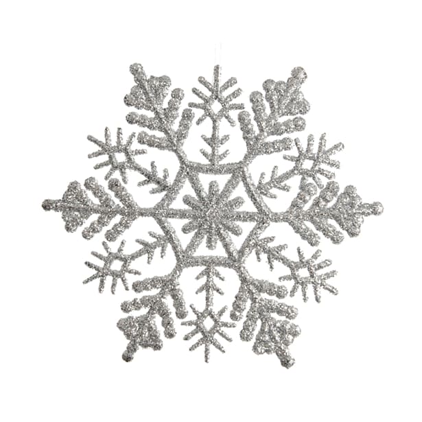 Colgante copo nieve plata 10cm