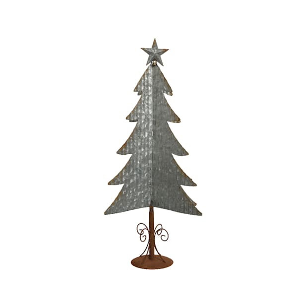 Arbol con estrella zinc 47x91