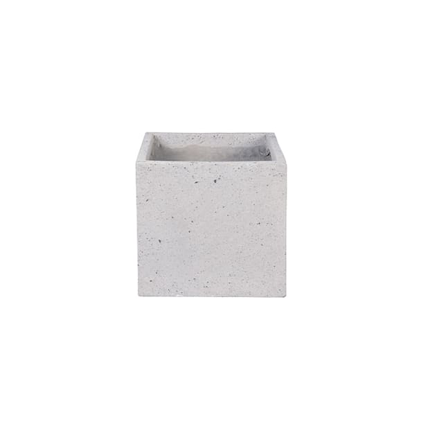 Cubo cemento ligero gris