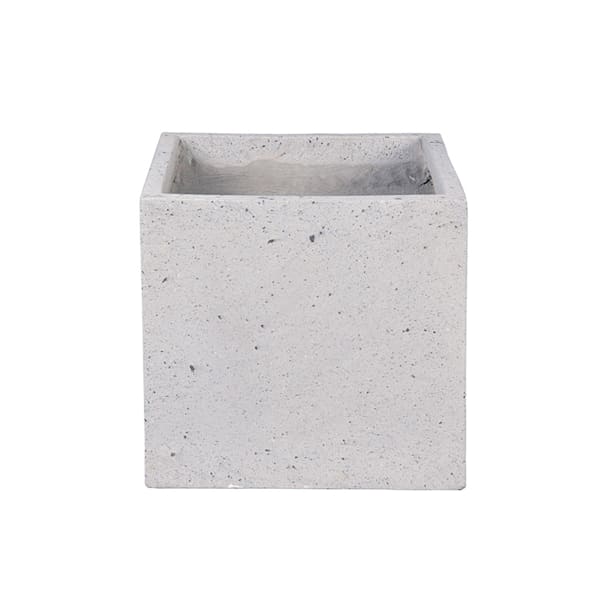 Cubo cemento ligero gris