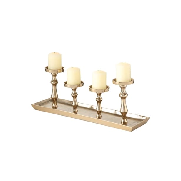 Candelabro furo para 4 velas