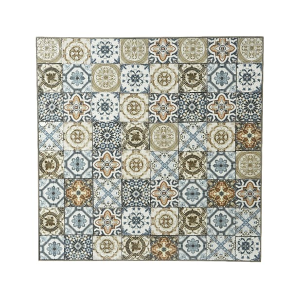 Silla de Jardín Toulouse Plegable de Hierro en Mosaico Taupe 57x46x90,5