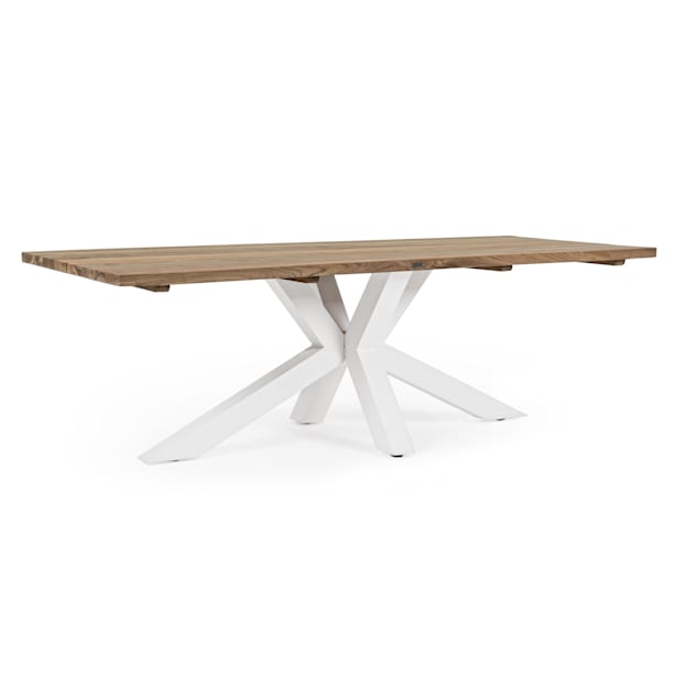 Mesa de comedor exterior Bizzotto RAMSEY blanco