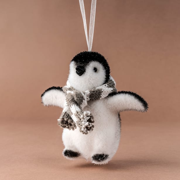 Colgante Árbol Pingüino en Invierno