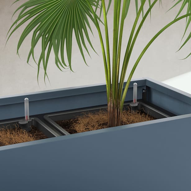 Herstera Metal Planter - Autorriego (cubeta)