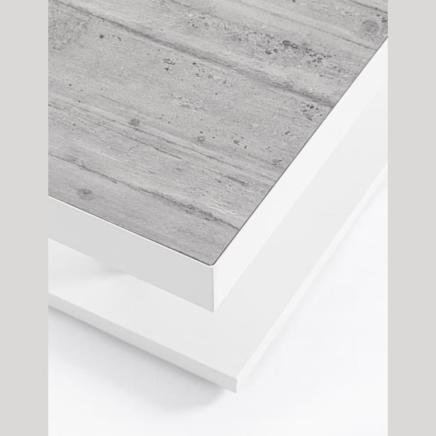 Mesa de comedor exterior Bizzotto TRUMAN blanco