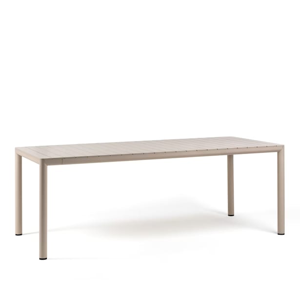 Mesa de comedor exterior Nardi TEVERE gris extensible