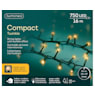 Luces de Navidad Compact twinkle Amarillo  750 Leds (cable verde de 16m)