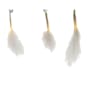 Guirnalda 20 luces led pluma blanca 3m