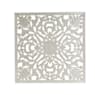 Ornamento pared tallado 76x2,5x76cm bl