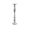 Candelabro aluminio niquel 17x54cm