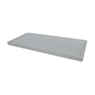 Plato rectangular defis light blanco