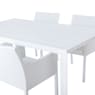 Mesa de Jardín IO de Aluminio Blanco