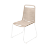 Silla apilable antea cuerda beige