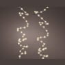 Luces de Navidad String twinkle Blanco micro 378 Leds (cable plateado de 6m)