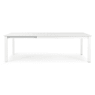 Mesa de Jardín Konnor de Aluminio Blanco Extensible 240cm