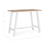 Mesa de jardín alta Bizzotto SKIPPER madera y blanco