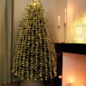 Luces de Navidad Tree micro 672 Leds Blanco (cable verde de 2,1m)