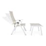 Silla de jardín Bizzotto CRUISE blanco reclinable