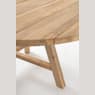 Mesa de comedor exterior Bizzotto FENTON madera natural