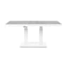 Mesa de comedor exterior Bizzotto TRUMAN blanco