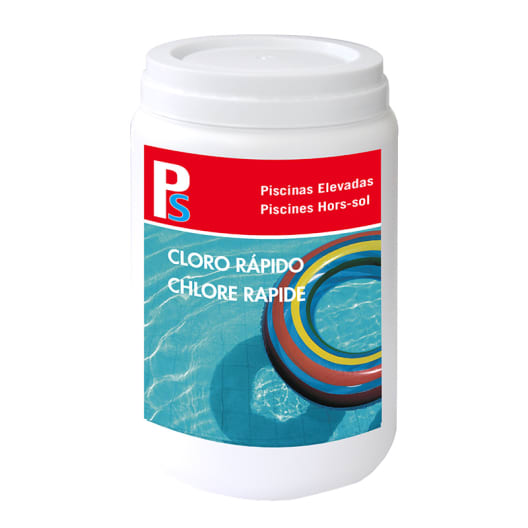 Cloro rápido piscinas elevadas - 500g