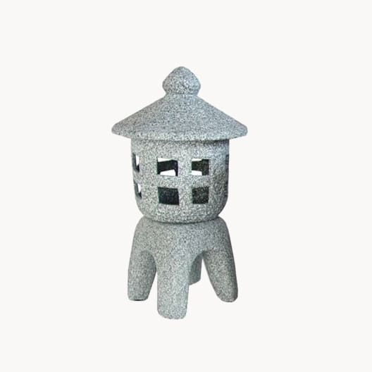 Linterna japonesa de cerámica para bonsái