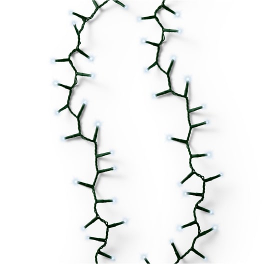 Luces de Navidad Compact twinkle Blanco frío  750 Leds (cable verde de 16m)