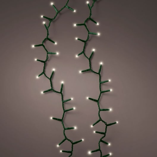 Luces de Navidad Compact twinkle Blanco 1500 Leds (cable verde de 34m)