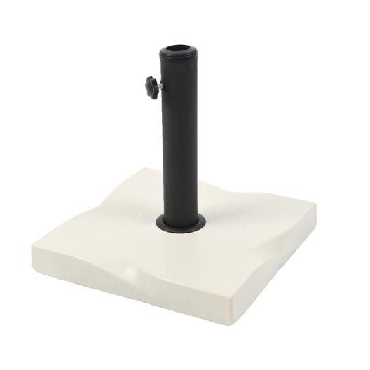 Soporte para Sombrilla universal de cemento blanco KSD