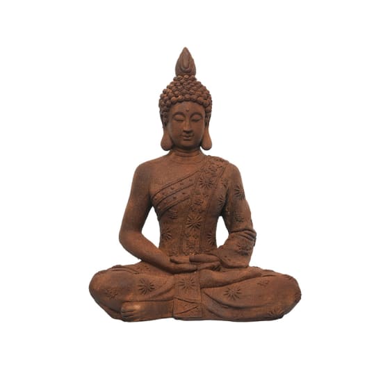 Buda sentado marron